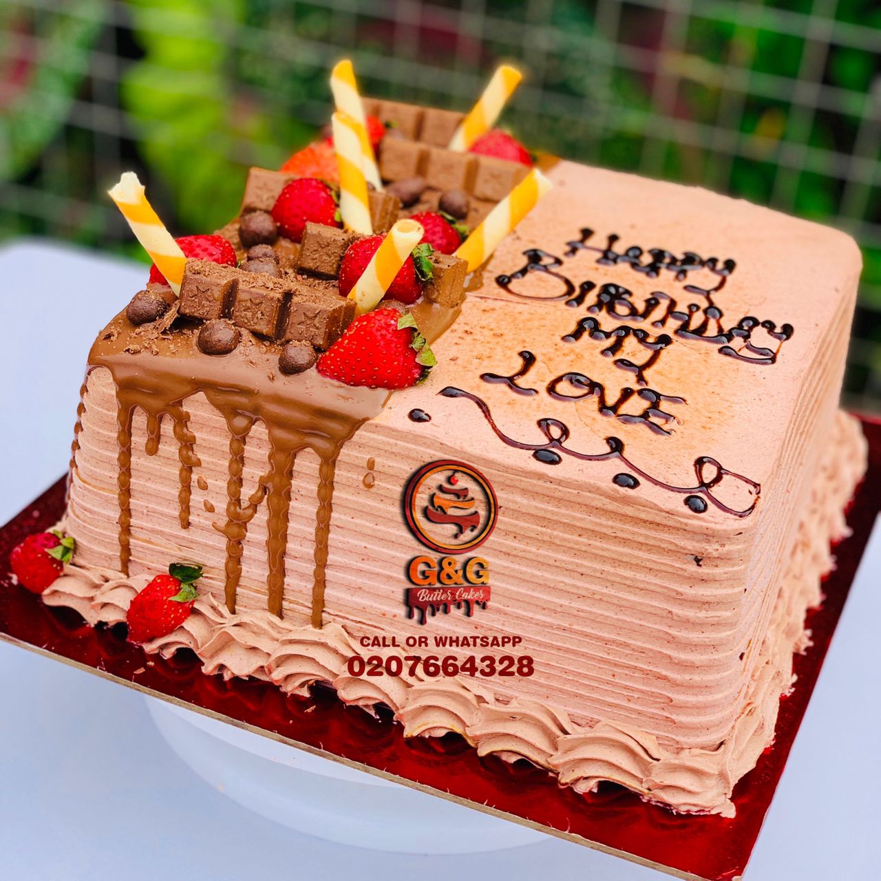 iName On Birthday Cake by Pravina Chikani