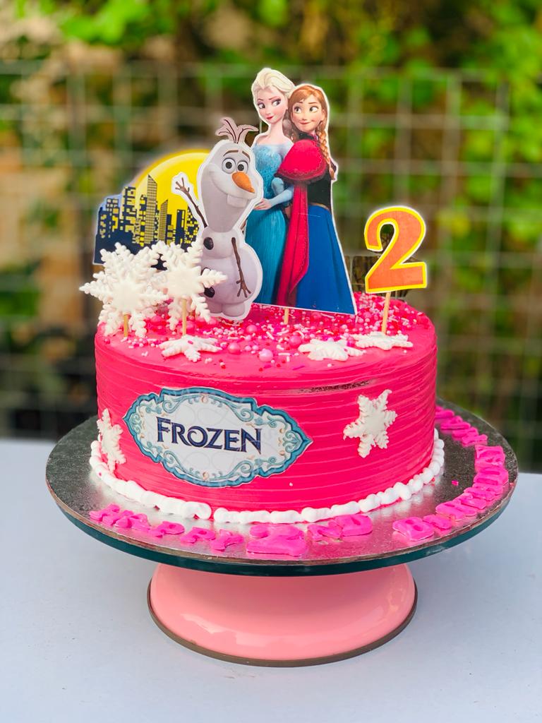 Image of 8 INCHES FROZEN CAKE 2 LAYERS AND 2 FLAVOURS