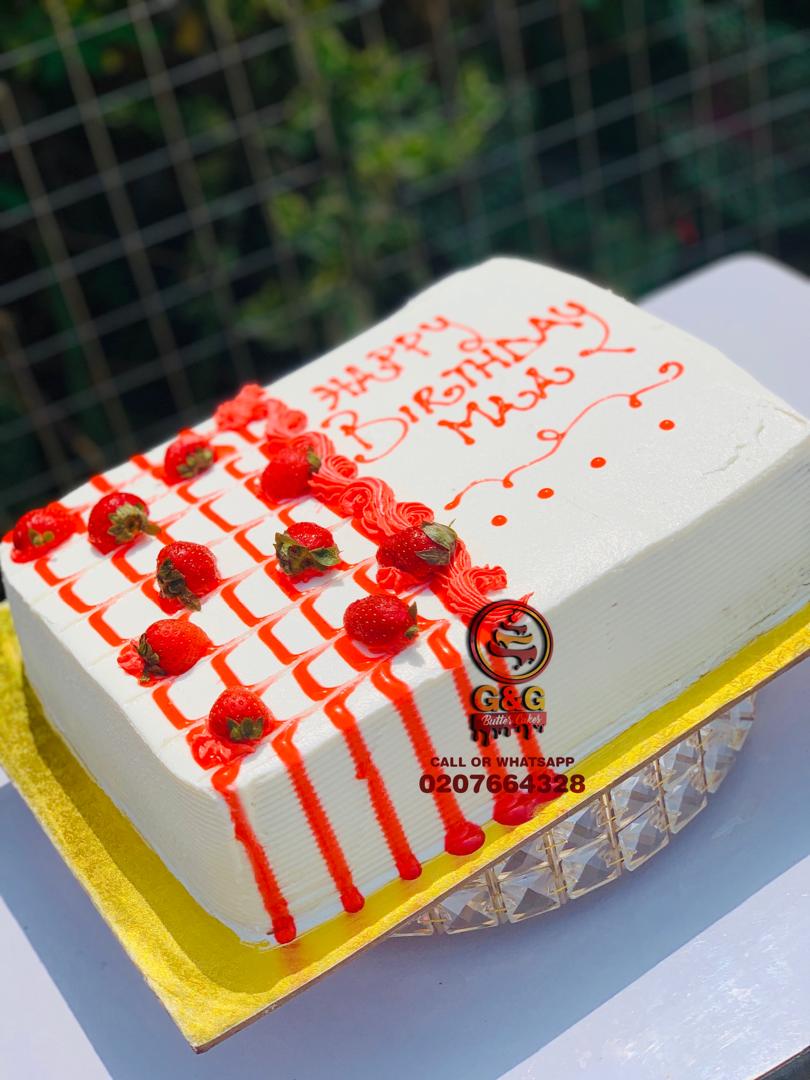Image of RECTANGLE VALS DAY CAKE
