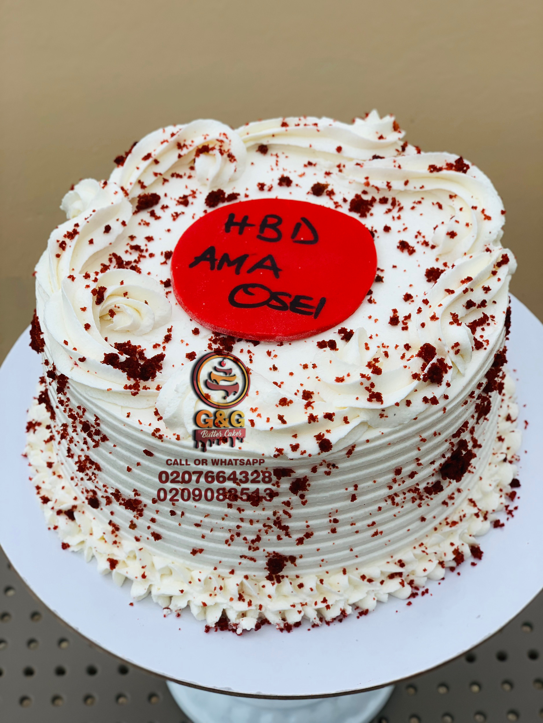 Image of 10 INCHES ROUND CAKE