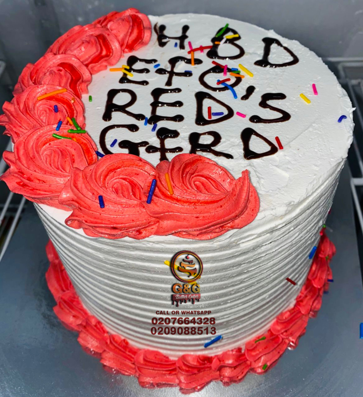 Image of 6 INCHES ROUND CAKE