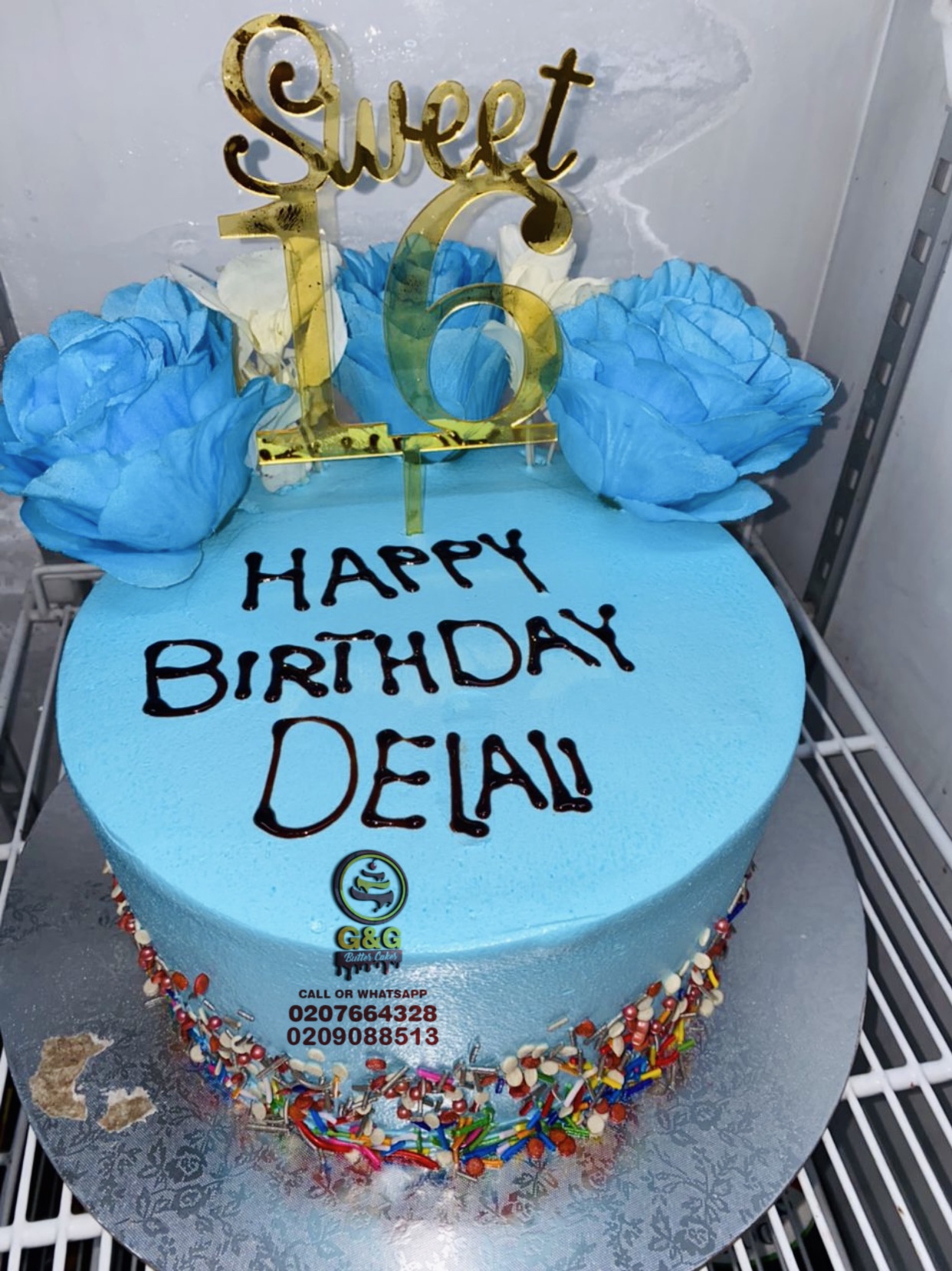 Image of 8 INCHES ROUND CAKE