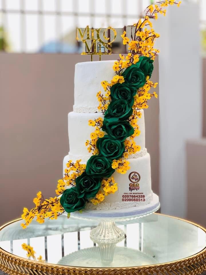 Image of 3 TIER WEDDING CAKE