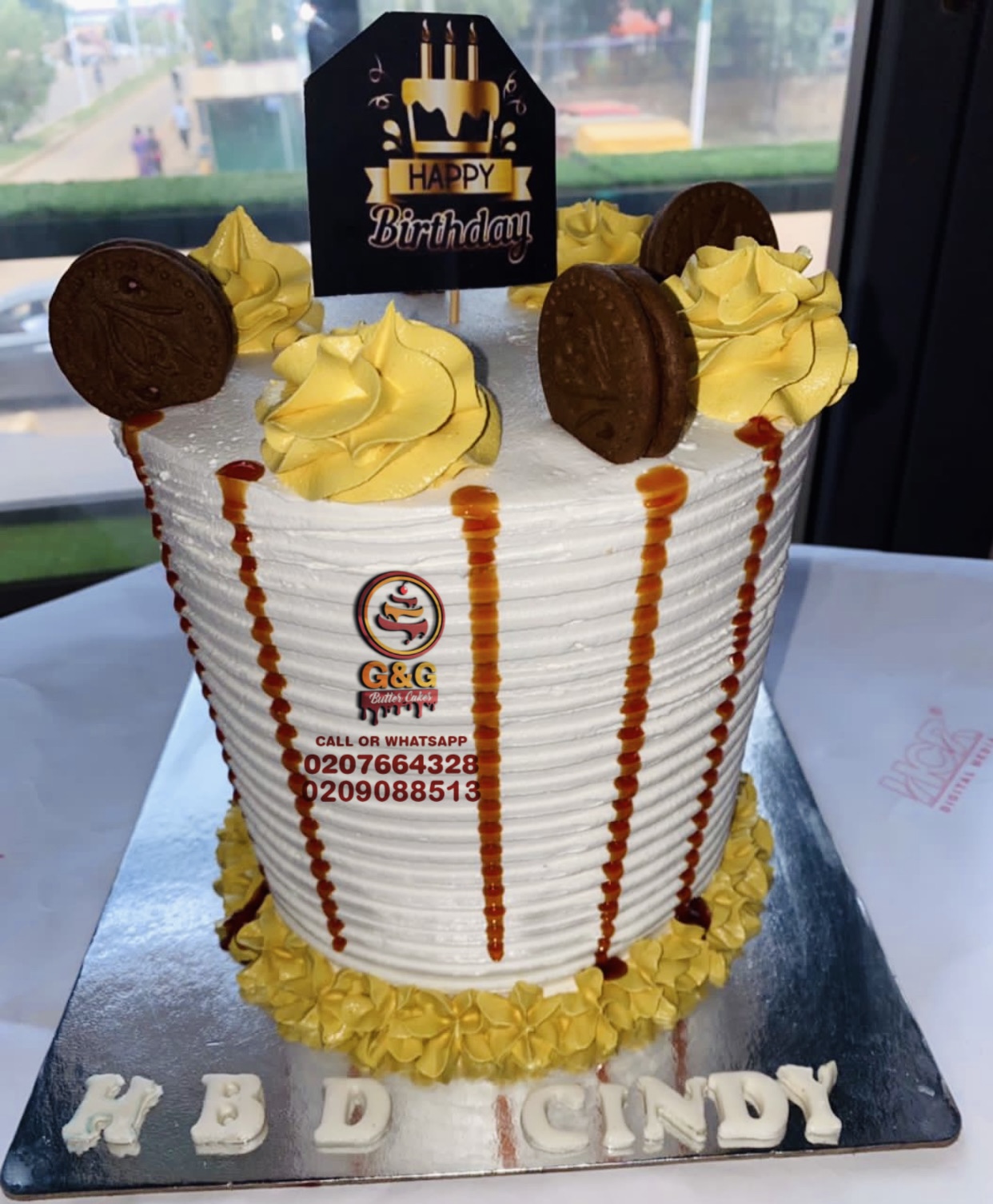 Image of 10 INCHES TALL CAKE